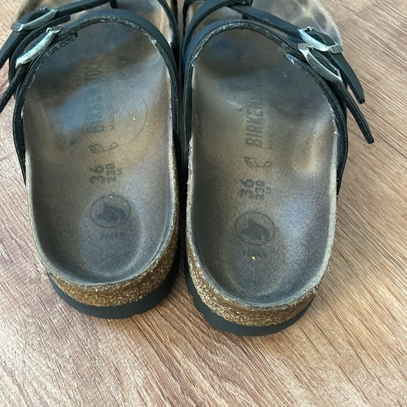 Birkenstock Mayari Sandals Silver Soft Footbed EU 36 Germany - Picture 3 of 5